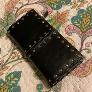 Michael Kors black leather wallet